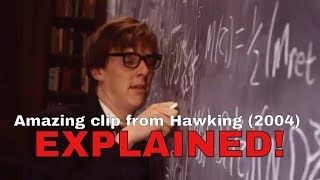 Clip from the movie Hawking Explained Benedict Cumberbatch explains The Big Bang