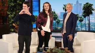 13 Reasons Why Stars Katherine Langford and Dylan Minnettes Talk Show Debut
