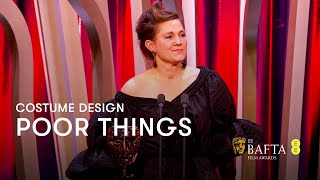 Poor Things wins for Costume Design  EE BAFTA Film Awards 2024