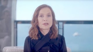Isabelle Huppert Women in Motion at Cannes Film Festival in French