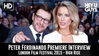 Peter Ferdinando Premiere Interview  High Rise