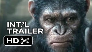 Dawn Of The Planet Of The Apes Official International Trailer 2014  Andy Serkis Movie HD