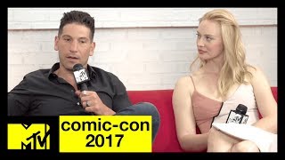 Jon Bernthal  Deborah Ann Woll on The Punisher  ComicCon 2017  MTV