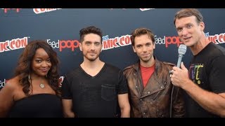 Kimberly Brooks Josh Keaton  AJ LoCascio interview at NYCC