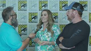 American Dad Rachael MacFarlane and Scott Grimes at SDCC