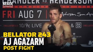 Bellator 243 AJ Agazarm Calls Douglas Crosbys Judging of Fight Unethical  MMA Fighting