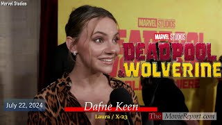 DEADPOOL  WOLVERINE premiere Dafne Keen Kevin Feige cast  crew interviews  July 22 2024 4K