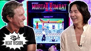Mortal Kombat Stars Play Mortal Kombat Robin Shou vs Linden Ashby  Heat Vision
