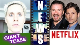 Jared Letos Joker voice etc Ricky Gervais Special Correspondents to Netflix  Beyond The Trailer