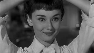 Audrey Hepburn cutest haircut moment in Roman Holiday