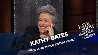 Kathy Bates Never Share A Joint With A Stranger Especially Bill Maher