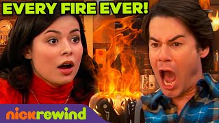 Every Time Spencer Started a Fire Ever on iCarly 
