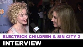 Julia Garner Interview 2013 re Electrick Children  Sin City 2  Beyond The Trailer