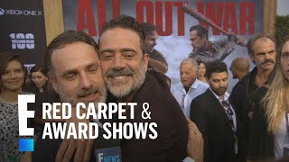 How Andrew Lincoln Broke Jeffrey Dean Morgans Nose OnSet  E Red Carpet  Award Shows