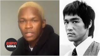 Israel Adesanya describes Bruce Lees influence on MMA  Inside 30 for 30 Be Water
