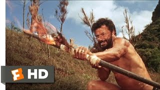The Naked Prey 59 Movie CLIP  Fighting With Fire 1966 HD
