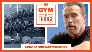 Arnold Schwarzenegger Shows His Gym  Fridge  Gym  Fridge  Mens Health