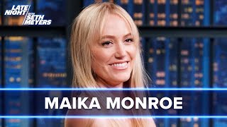 Maika Monroe Didnt Know What Nicolas Cage Would Look Like While Filming Longlegs