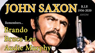 Audie Murphy Bruce Lee John Saxon 19362020 Exclusive Interview A WORD ON WESTERNS Rest in Peace