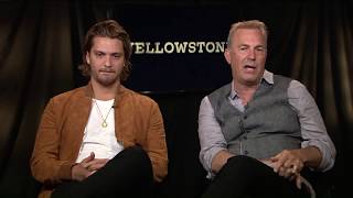 Kevin Costner  Luke Grimes Talk New Series Yellowstone