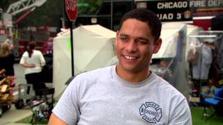 Chicago Fire Season 2 Charlie Barnett On Set Interview  ScreenSlam