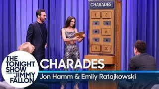 Charades with Jon Hamm and Emily Ratajkowski