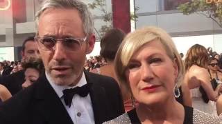 Michel Gill and Jayne Atkinson House of Cards on 2016 Emmys red carpet