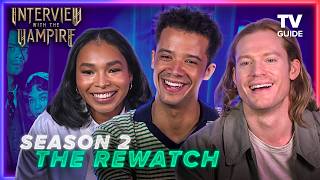 Interview with the Vampire Stars Rewatch Season 2 Scenes  Jacob Anderson Sam Reid Delainey Hayles