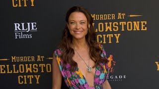 Scottie Thompson Murder at Yellowstone City Los Angeles Premiere Red Carpet