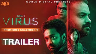 Nipah Virus Telugu Trailer Tovino Thomas   Parvathy Thiruvothu  Aashiq Abu  Premieres December 4