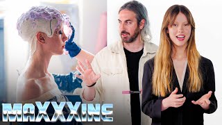 MaXXXines Mia Goth  Director Ti West Break Down a Scene  Vanity Fair