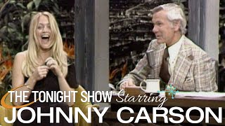 Goldie Hawn Is Always Happy  Carson Tonight Show