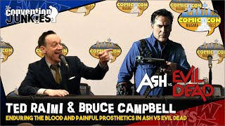 Enduring the Special Effects Makeup in Ash vs Evil Dead with Ted Raimi and Bruce Campbell