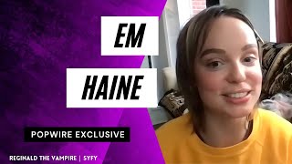 Em Haine Reginald the Vampire Season 2 Interview ReginaldTheVampire EmHaine Season2