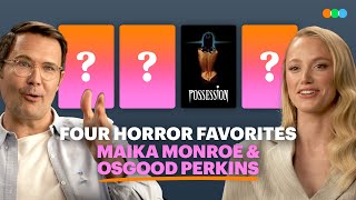 Four Horror Favorites with Longlegs Maika Monroe and Osgood Perkins