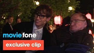 The Theory of Everything  Stephen Hawking Visits the Set