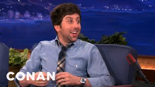 When Simon Helberg Met Stephen Hawking  CONAN on TBS