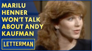 Marilu Henner Doesnt Want To Talk About Andy Kaufman  Letterman