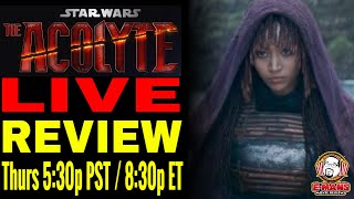 The Acolyte Ep 1  Ep 2 Live Chat and Review