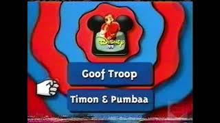 Disney Channel  Bumper  1999  Goof Troop  Timon  Pumbaa