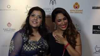 Nina Wadia and Preeya Kalidas in the Press Room at the 3rd Asian Awards