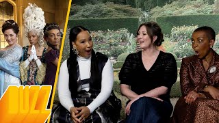 Golda Rosheuvel Adjoa Andoh  Ruth Gemmell  Bridgerton Season 3 Interview