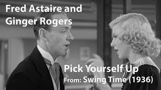 Fred Astaire and Ginger Rogers  Pick Yourself Up Swing Time 1936 Restored