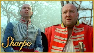 Sharpe Is Betrayed By ColourSergeant Wormwood Before The Battle  Sharpe
