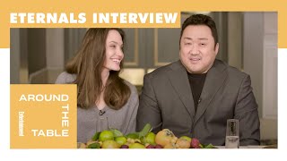 Eternal Stars Angelina Jolie  Don Lee Talk About Working Closely Together  Entertainment Weekly