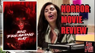 BIG FREAKING RAT  2020 Felissa Rose  aka BIG BAD RAT Creature Feature Horror Movie Review