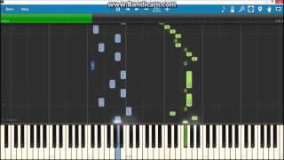 Secret Time Travel Theme  Jay Chou 50 Speed  Synthesia with Finger Hints  Sheet Music