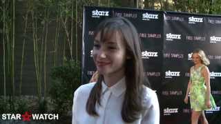 Jocelin Donahue red carpet interview at Free Samples premiere