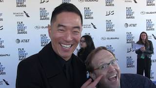 Interview with Westworlds Leonardo Nam  Ptolemy Slocum at the 2019 Spirit Awards