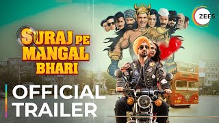 Suraj Pe Mangal Bhari Movie  Official Trailer  Manoj Bajpayee Diljit Fatima  Streaming On ZEE5